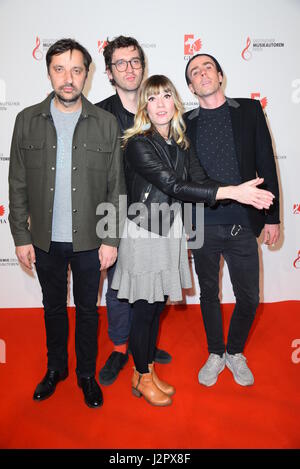 Deutscher Musikautorenpreis 2017 à l'Hôtel Ritz Carlton à la Potsdamer Platz. Avec : Mia Où : Berlin, Allemagne Quand : 30 Mars 2017 Banque D'Images