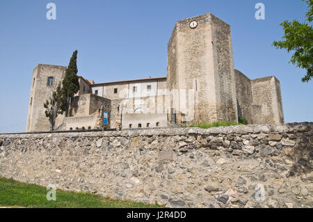 Château de Melfi. La Basilicate. L'Italie. Banque D'Images