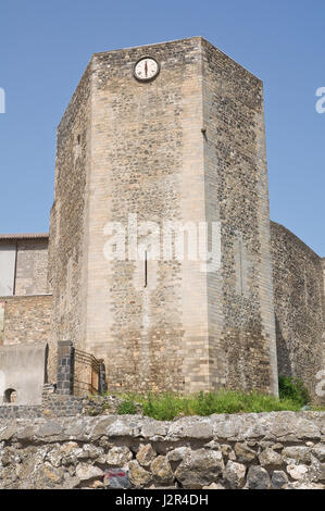 Château de Melfi. La Basilicate. L'Italie. Banque D'Images