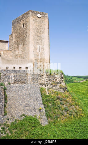 Château de Melfi. La Basilicate. L'Italie. Banque D'Images