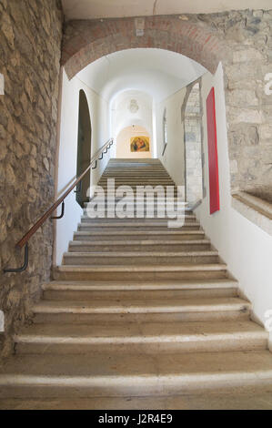 Château de Melfi. La Basilicate. L'Italie. Banque D'Images