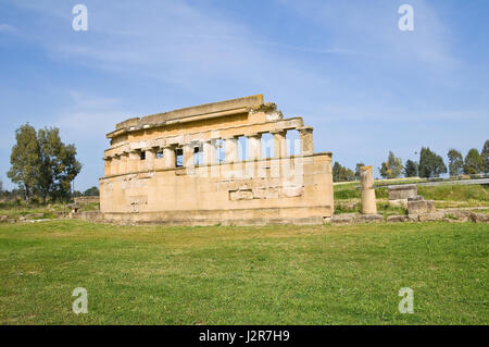 Parc archéologique. Metaponto. La Basilicate. L'Italie. Banque D'Images