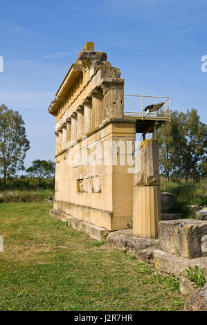 Parc archéologique. Metaponto. La Basilicate. L'Italie. Banque D'Images