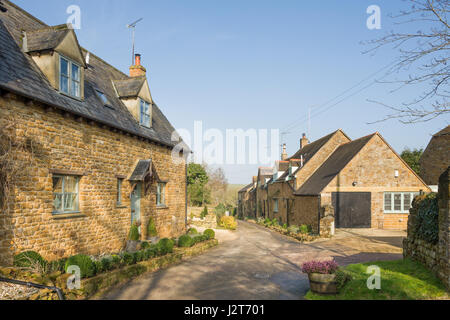 Chalets dans la région de South Newington, près de Banbury, Oxfordshire, Angleterre, Royaume-Uni Banque D'Images