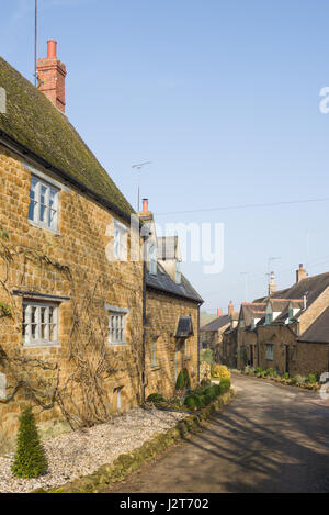 Chalets dans la région de South Newington, près de Banbury, Oxfordshire, Angleterre, Royaume-Uni Banque D'Images