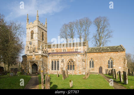 L'église paroissiale de Saint Pierre, ad Vincula South Newington, Oxfordshire, Angleterre, Royaume-Uni Banque D'Images