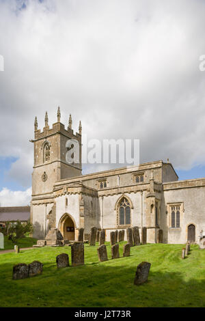 L'église paroissiale de Saint Andrew, Grand Rollright, près de Chipping Norton, Oxfordshire, Angleterre, Royaume-Uni Banque D'Images