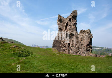 Saint Anthony's Chapel Ruine près d'Édimbourg en Écosse Banque D'Images