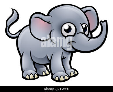 Un éléphant personnage Banque D'Images