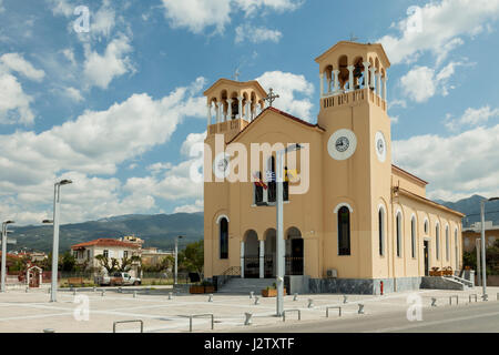 Dans l'église Anastasi, Kalamata Messenia, Grèce. Banque D'Images