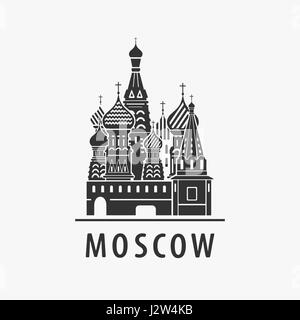 Symbole Vecteur Moscou cathédrale Illustration de Vecteur