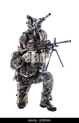 Army Rangers en uniforme sur le terrain Banque D'Images