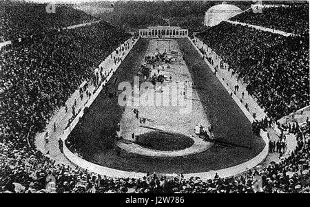 Le stade d'Athènes 1906 Banque D'Images