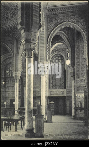 Alger Vue de l'intérieur de la nouvelle Poste Banque D'Images