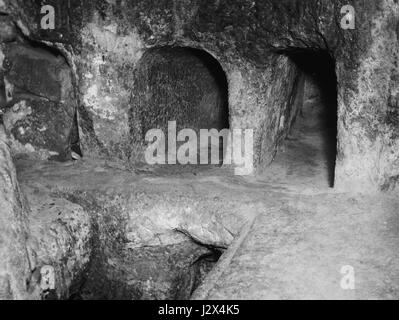 Tombes anciennes dans le Saint Sépulcre Banque D'Images