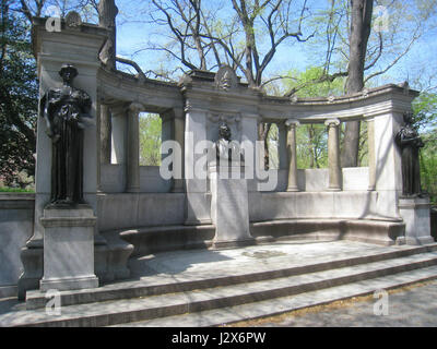 Central Park NYC - Richard Morris Hunt Memorial par Daniel Chester French - IMG 5764 Banque D'Images