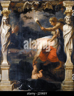 Feux d'Achille dans le Styx Banque D'Images