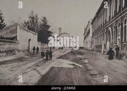 Via Fratelli d'Italia, Roma - foto d'epoca Banque D'Images