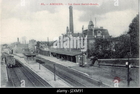 AMIENS - La gare Saint-Roch Banque D'Images