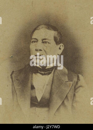 Benito Juarez vers 1868 Banque D'Images