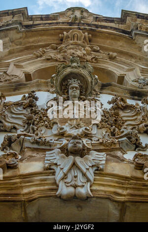 Nossa Senhora do Carmo Church Détail - Ouro Preto, Minas Gerais, Brésil Banque D'Images