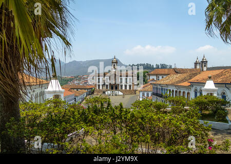 Tiradentes Square - Ouro Preto, Minas Gerais, Brésil Banque D'Images