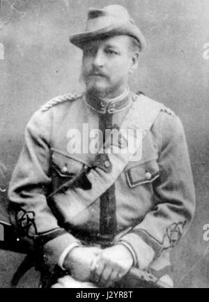 Général Boer Yevgeny Maximov à son retour de la guerre des Boers Banque D'Images