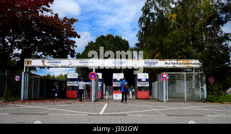 Jour de match à Krefeld's Grotenburg Stadium Banque D'Images