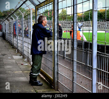 Jour de match à Krefeld's Grotenburg Stadium Banque D'Images