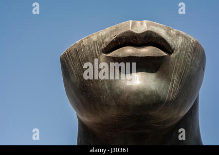 Mitoraj à Pompéi. Affichage des œuvres en bronze superbe séjour jusqu'à 1° de mai dans les domaines des ruines de l'ancienne ville romaine. Banque D'Images