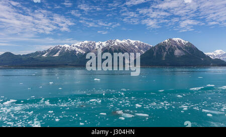 L'intérieur du glacier Hubbard désenchantement Bay, Alaska. Banque D'Images