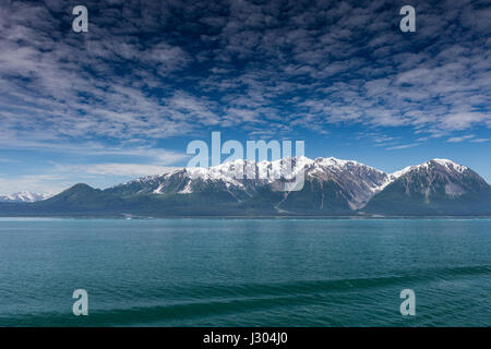 L'intérieur du glacier Hubbard désenchantement Bay, Alaska. Banque D'Images