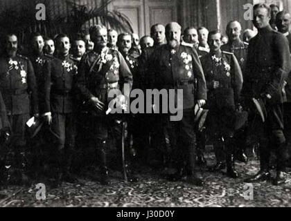 August von Mackensen à Sofia 1916 Banque D'Images