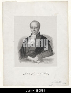 Abraham des Amorie van der Hoeven (1798-1855) Banque D'Images