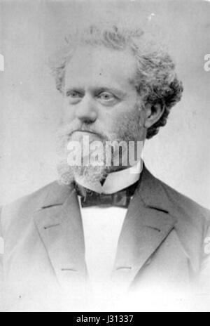 Andrew Smith Hallidie était un ingénieur américain connu pour ses contributions importantes au développement des téléphériques à San Francisco, en particulier le système emblématique de téléphériques qui a transformé les transports publics. Banque D'Images