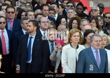 Marid, Espagne. 2 mai, 2017. à la célébration de la journée de la Communauté de Madrid au Real Casa de Correos, Madrid. 02/05/2017 Credit : Gtres más información en ligne Comuniación,S.L./Alamy Live News Banque D'Images