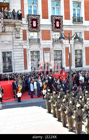 Marid, Espagne. 2 mai, 2017. à la célébration de la journée de la Communauté de Madrid au Real Casa de Correos, Madrid. 02/05/2017 Credit : Gtres más información en ligne Comuniación,S.L./Alamy Live News Banque D'Images