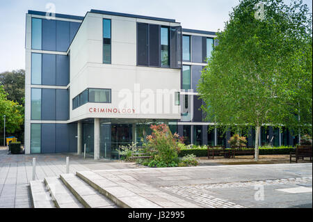 Le nouvel Institut de criminologie de l'édifice, achevé en 2005, sur le site de Sidgwick. L'Institut fait partie de l'Université de Cambridge. Banque D'Images