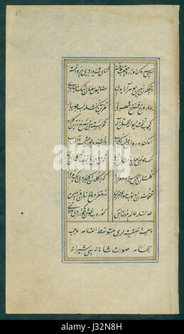 BASA-822K-1-77-23-Shahnameh - Shemailname-al-Osman Banque D'Images