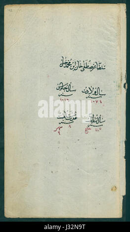 BASA-822K-1-77-42-Shahnameh - Shemailname-al-Osman Banque D'Images