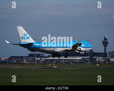 PH-FB KLM Royal Dutch Airlines Boeing 747-406(M) à Schiphol (AMS - EHAM), les Pays-Bas pic4 Banque D'Images