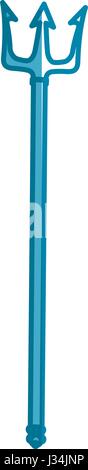 Trident droit Illustration de Vecteur