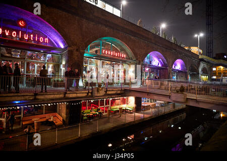 Le centre-ville de Manchester Deansgate Locks zone Castlefield Banque D'Images