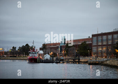 Boston Bay, du port de la capitale du Massachusetts, United States, USA, Banque D'Images