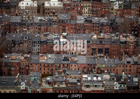 Boston Back Bay area Massachusetts, United States, USA, Banque D'Images