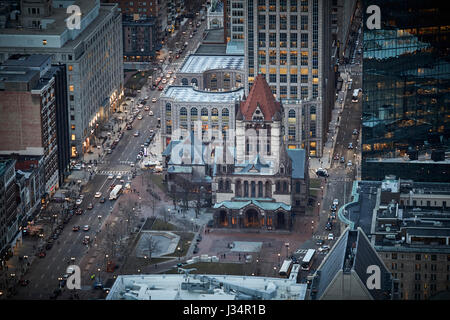 Trinity Church, Boston Boston, Massachusetts, United States, USA, Banque D'Images