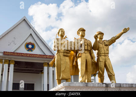 Musée de la défense, Vientiane Banque D'Images