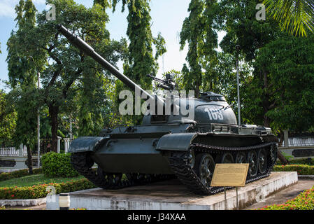 T58, réservoir, Vientiane Musée de la Défense Banque D'Images