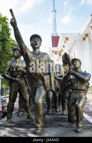 Musée de la défense, Vientiane Banque D'Images