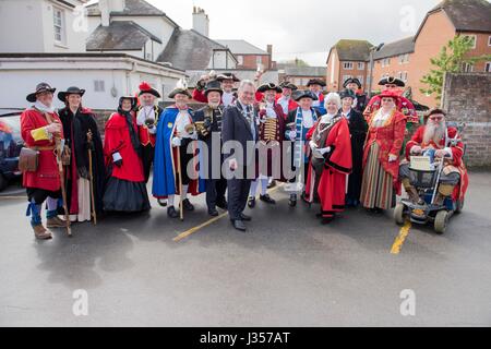 Cet événement a été à l'origine partie de la Georgian Blandford Forum Fayre depuis de nombreuses années, mais est désormais lieu tous les deux ans ici à Wimborne Minster. La com Banque D'Images